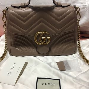 gucci gg marmont dusty pink